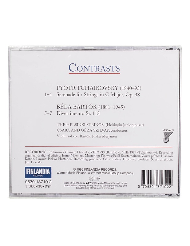 Contrasts / Tchaikovsky, Bartók - CD - CD-levyt - 10105464657 - 1