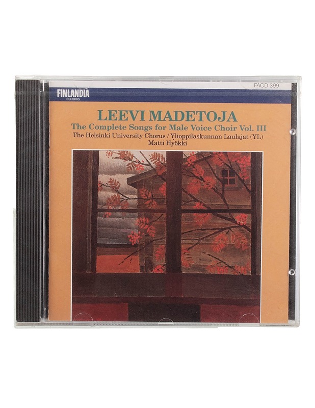 Leevi Madetoja: The Complete Songs for Male Voice Choir Vol. III - CD - CD-levyt - 10105464660 - 0