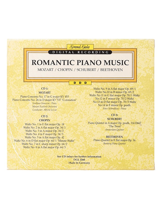 Romantic Piano Music - CD - CD-levyt - 10105464721 - 1
