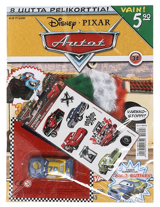 Autot lehti 34 - disney Pixar - Lastenkirjat - 10105464729 - 0