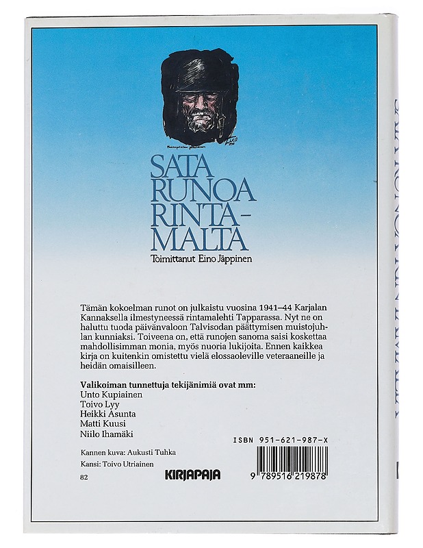 Sata runoa rintamalta : rintamasotilaiden omia runoja sotavuosien varrelta - Jäppinen, Eino - Runot ja näytelmät - 10105464757 - 1