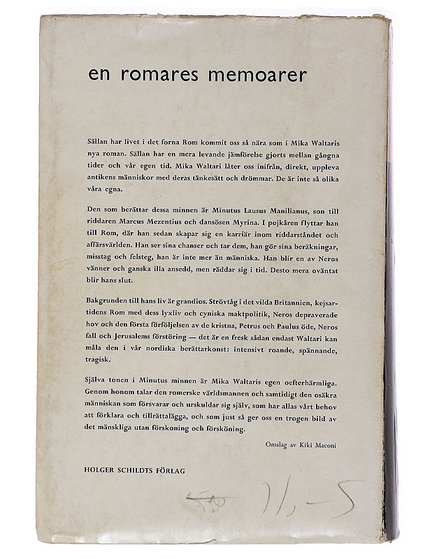 Enemies of the mankind - Mika Waltari - Romaanit ja novellit - 10105464822 - 1