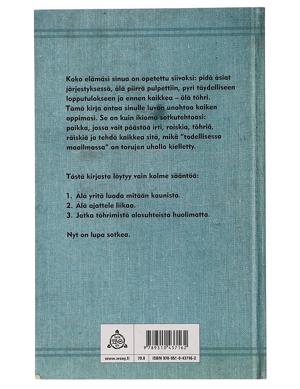 Lupa sotkea virheiden ja erehdysten käsikirja - Smith, Keri - Tietokirjat ja oppaat - 10105464825 - 1