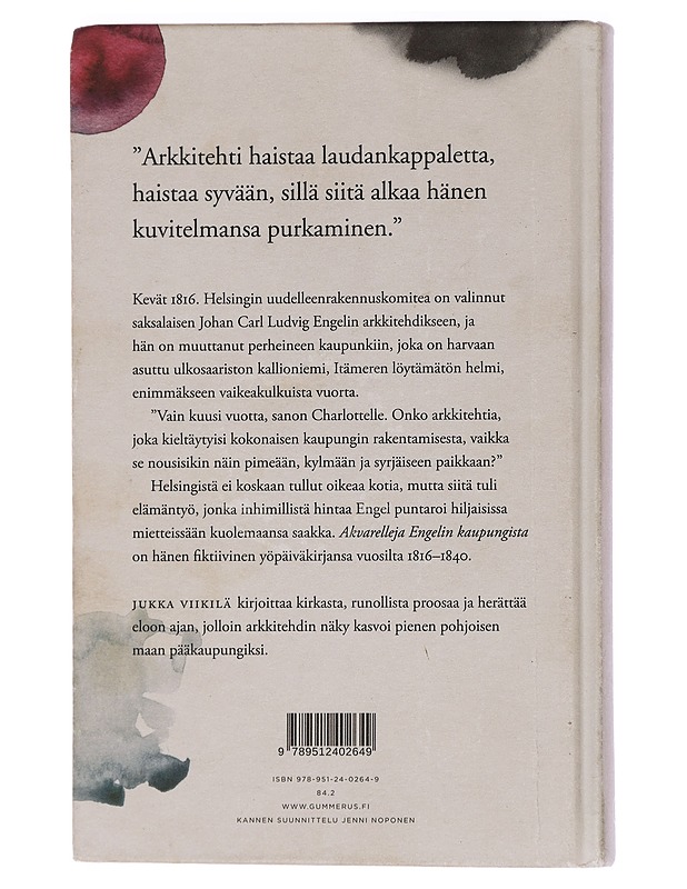 Akvarelleja Engelin kaupungista - Viikilä, Jukka - Romaanit ja novellit - 10105464844 - 1