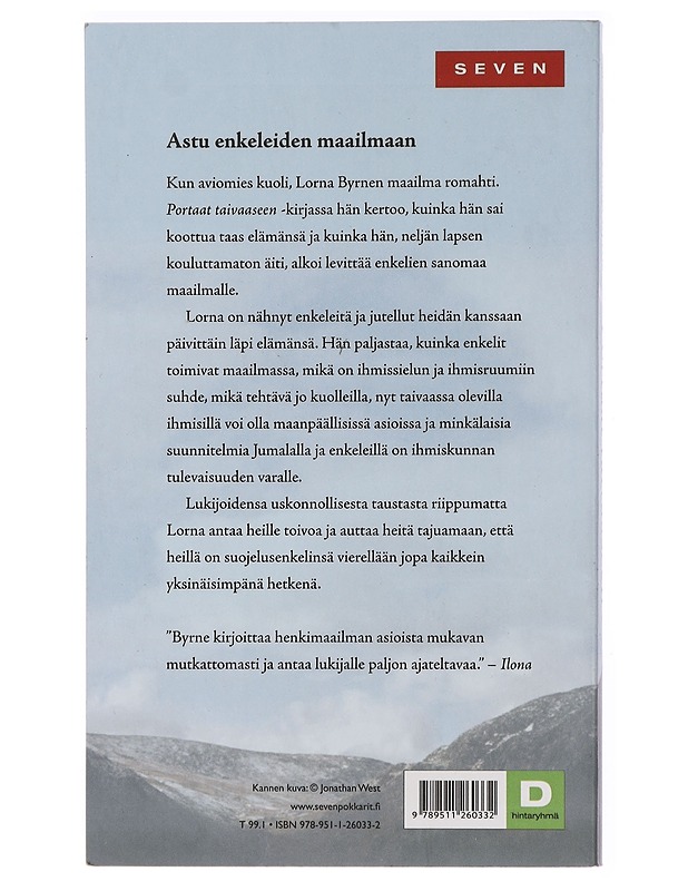 Portaat taivaaseen - Byrne, Lorna - Elämäkerrat ja muistelmat - 10105464869 - 1