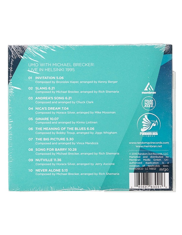 Umo Jazz Orchestra with Michael Brecker Live in Helsinki 1995 - CD - CD-levyt - 10105464932 - 1