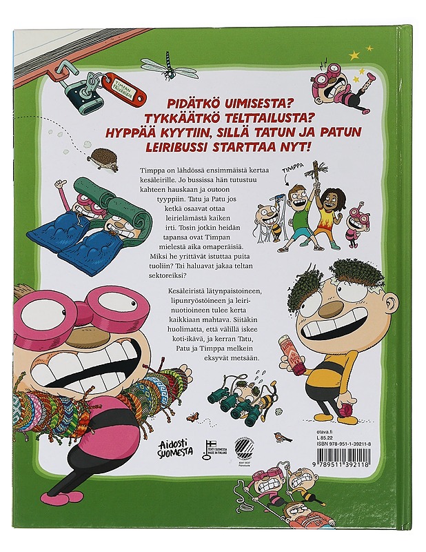 Tatu ja Patu kesäleirillä - Havukainen, Aino - Lastenkirjat - 10105464936 - 1