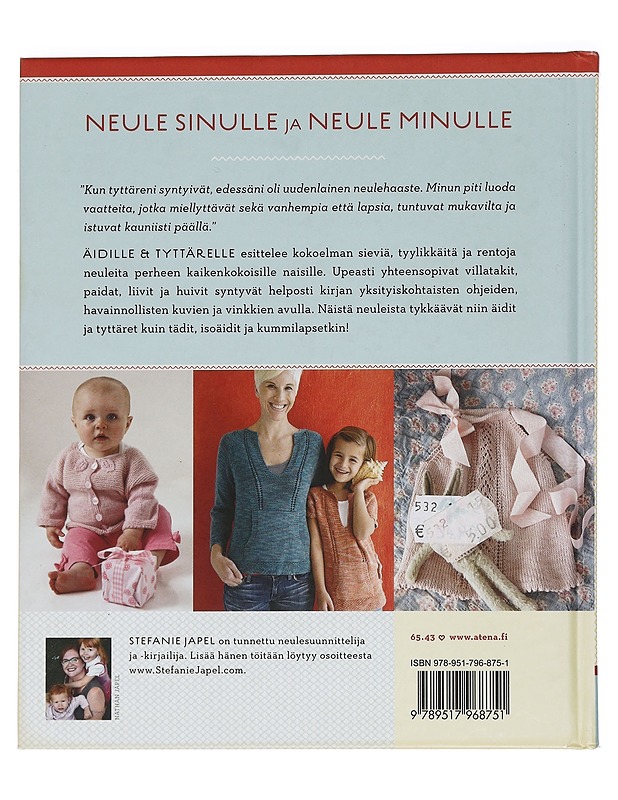 Äidille & tyttärelle : 20 kaunista neulemallia pienille & isoille - Japel, Stefanie - Tietokirjat ja oppaat - 10105464954 - 1