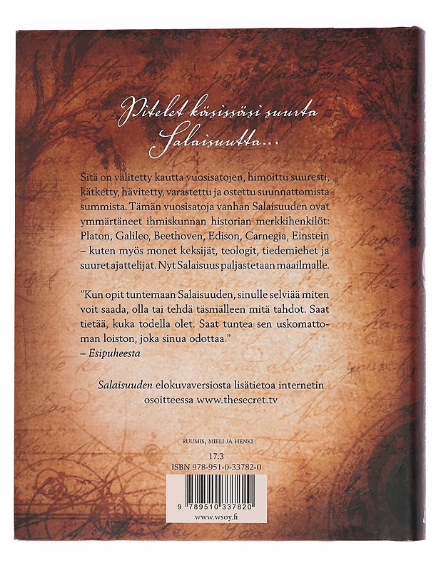 Salaisuus - Byrne, Rhonda - Tietokirjat ja oppaat - 10105464961 - 1