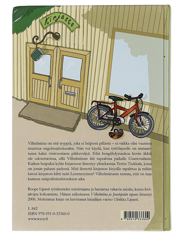 Vilhelmiina ja vaaralliset kirjat - Lipasti, Roope - Lastenkirjat - 10105464974 - 1