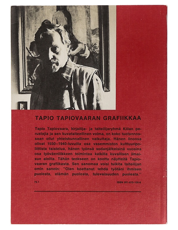Tapio Tapiovaaran Grafiikkaa -Anja Kaarina Räsänen - Taide- ja kulttuurikirjat - 10105465008 - 0