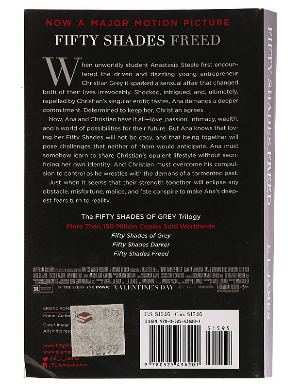 Fifty Shades Freed - EL James - Romaanit ja novellit - 10105465115 - 1