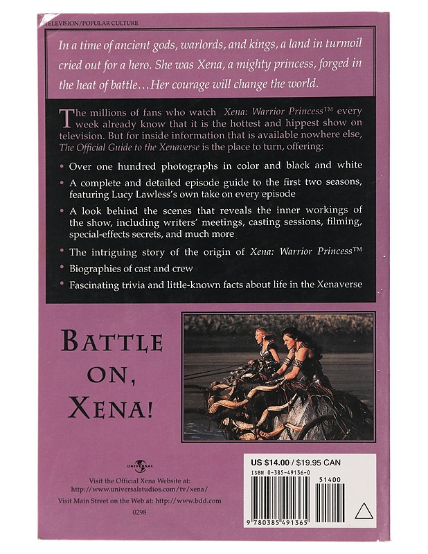 Xena, warrior princess : the official guide to the Xenaverse - Robert Weisbrot - Harrastekirjat - 10105465143 - 1