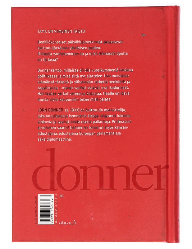 Viimeinen taisto : Suomi Finland II - Jörn Donner - Historiakirjat - 10105465150 - 1