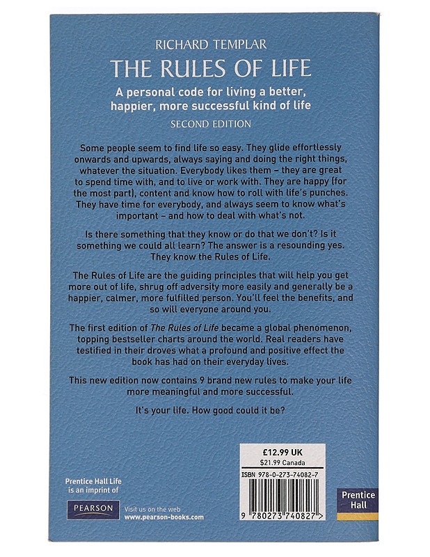 The Rules of Life: 2nd edition, revised and updated - Richard Templar - Tietokirjat ja oppaat - 10105465152 - 1