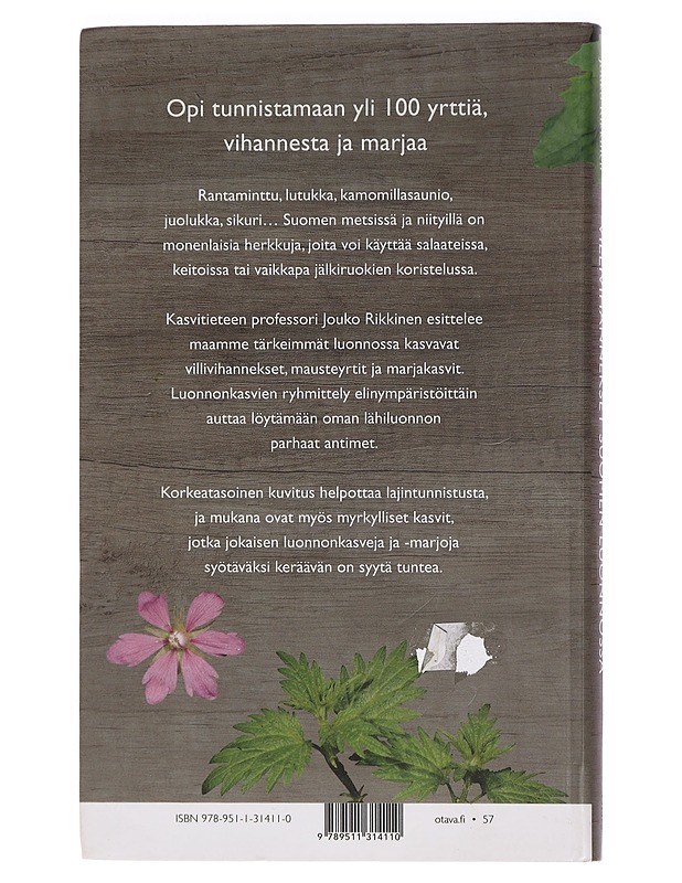 Villivihannekset Suomen luonnossa - Rikkinen, Jouko - Tietokirjat ja oppaat - 10105465172 - 1