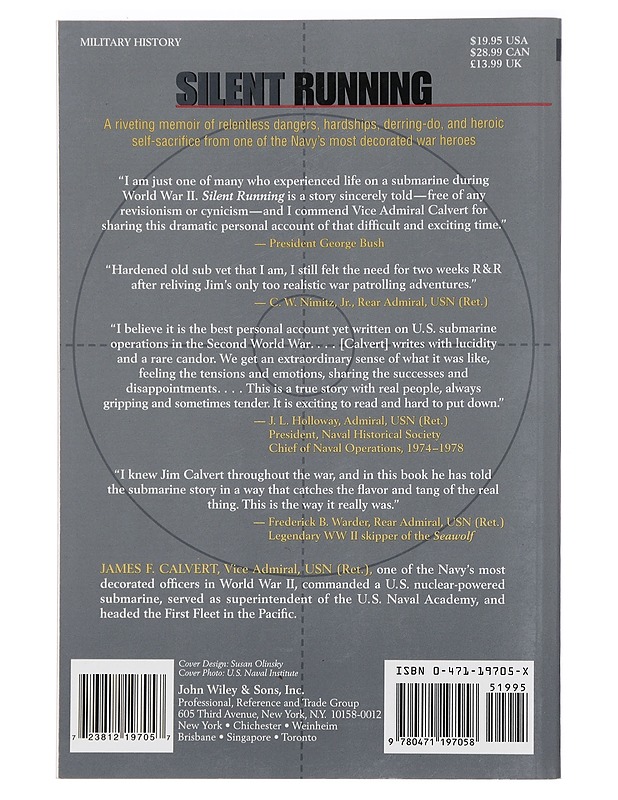 Silent Running - Calvert, James F. - Elämäkerrat ja muistelmat - 10105465174 - 1