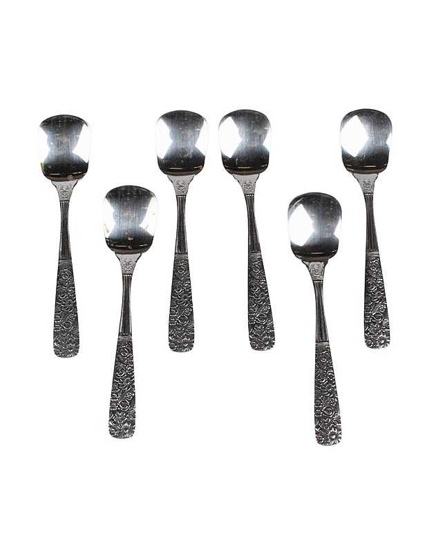 Ruusukuvioinen lusikka, 6 kpl - Aterimet - 10105465197 - 0