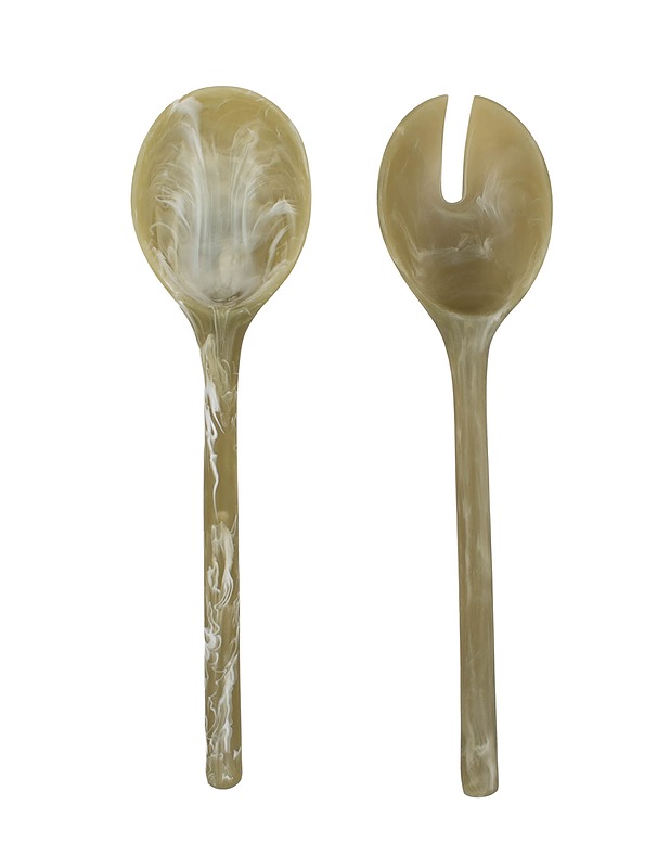 MÆGEN Olive marble salaattiottimet - Tarjoiluastiat - 10105465220 - 1