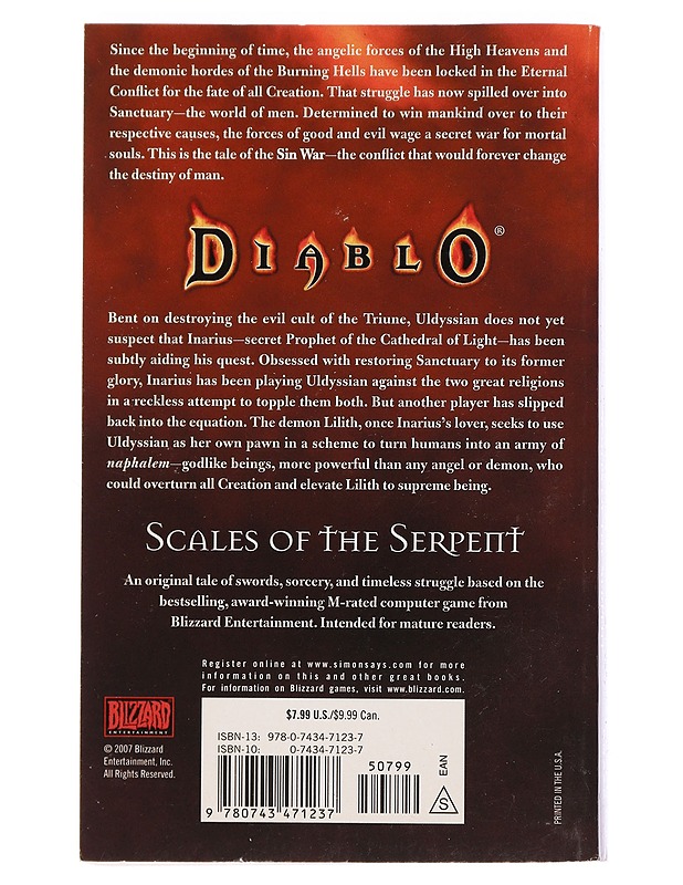 DIABLO : The Sin War, Book Two - Richard A. Knaak - Fantasia- ja scifi - 10105465233 - 1