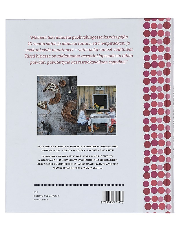Emäntänä Olga : kasvisruokaa läheltä koko perheelle - Temonen, Olga - Ruokakirjat - 10105465242 - 1