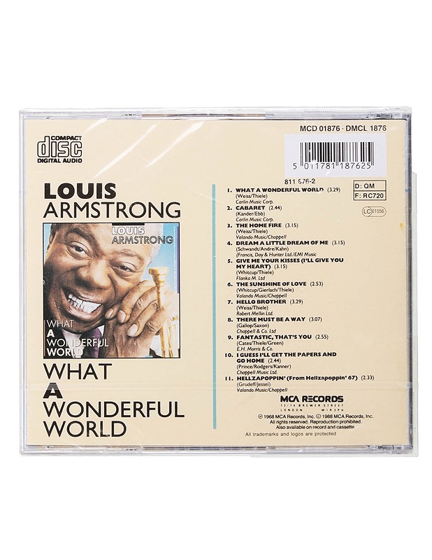 Louis Armstrong: What a Wonderful World - CD - CD-levyt - 10105465241 - 1
