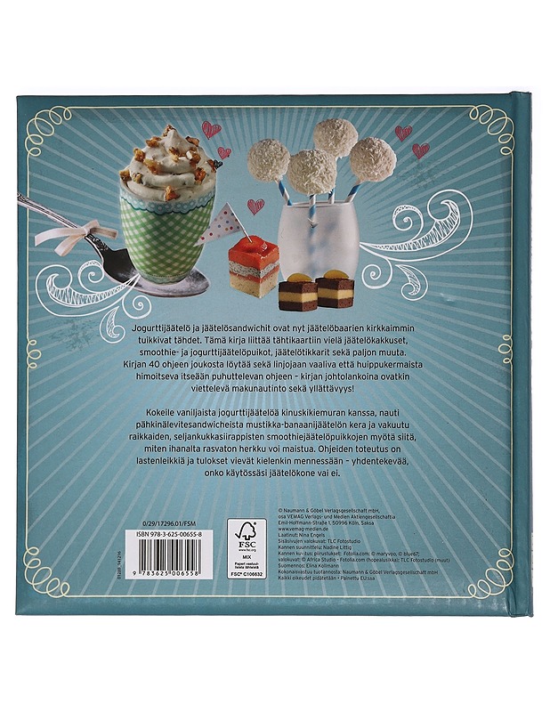 Jogurttijäätelöt & co. : kuumat ohjeet kylmiin trendiherkkuihin - Engels, Nina - Ruokakirjat - 10105465263 - 1
