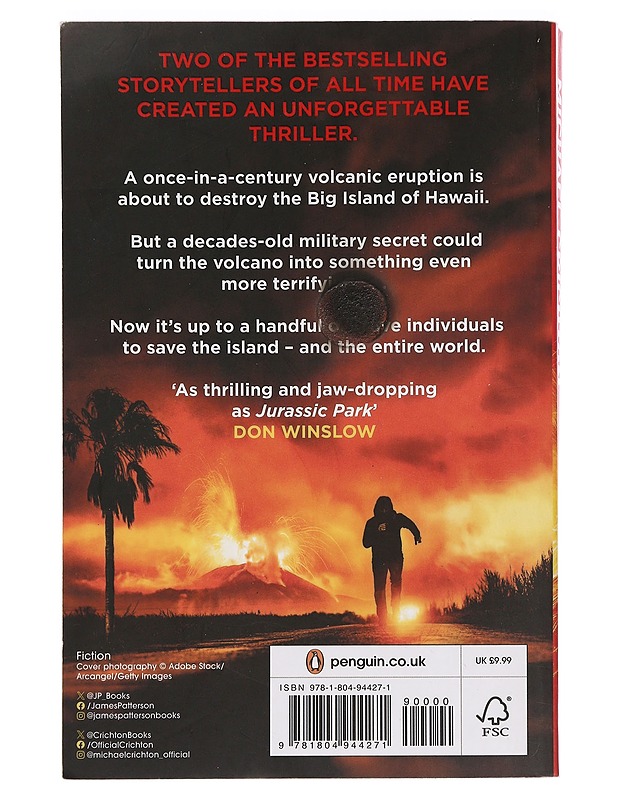 Eruption - Crichton, Michael - Jännitys ja dekkarit - 10105465276 - 1