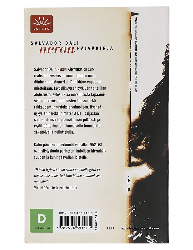 Neron päiväkirja - Salvador Dali - Romaanit ja novellit - 10105465301 - 1