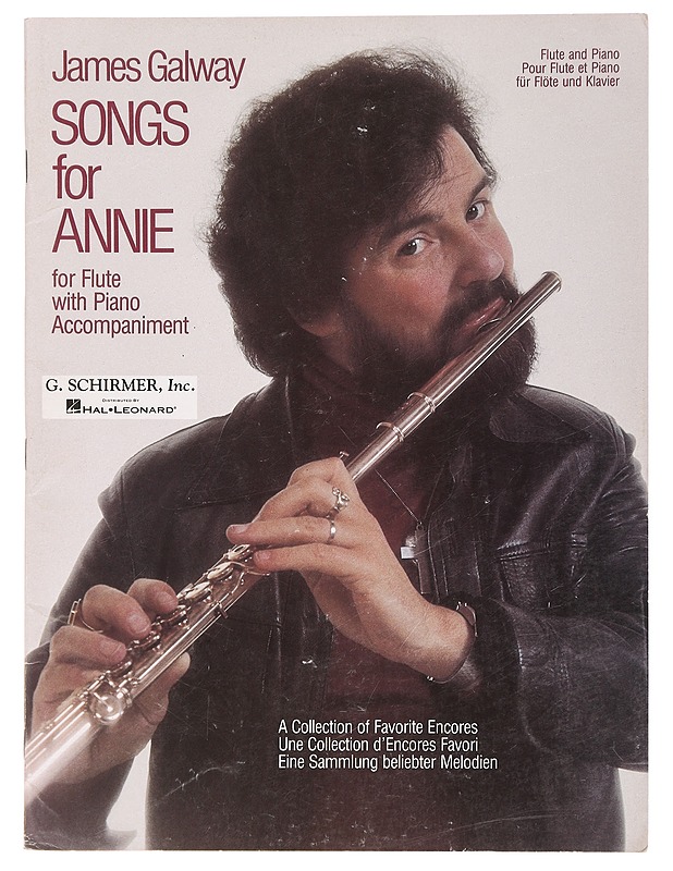 Songs for Annie : a collection of favorite encores for flute with piano accompaniment - Galway, James - Musiikki- ja elokuvakirjat - 10105465302 - 0
