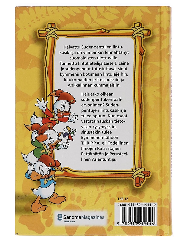 Sudenpentujen lintukäsikirja - Laine, Lasse J. - Harrastekirjat - 10105465326 - 1