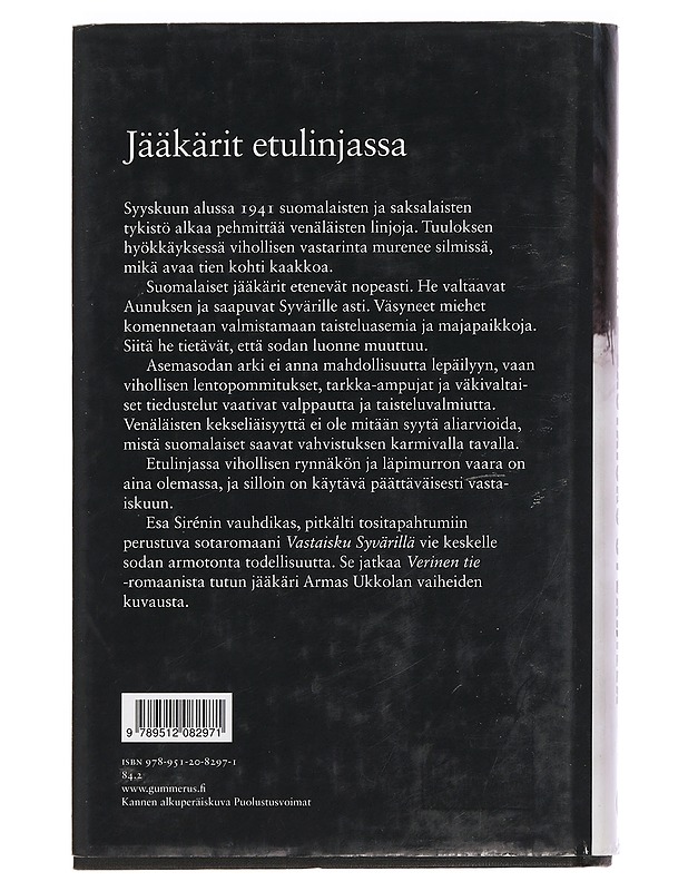 Vastaisku Syvärillä - Esa Sirén - Romaanit ja novellit - 10105465343 - 1