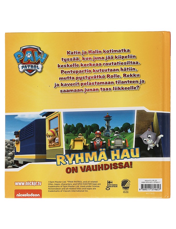 Ryhmä Hau : Pennut pelastavat junan - Lastenkirjat - 10105465398 - 1