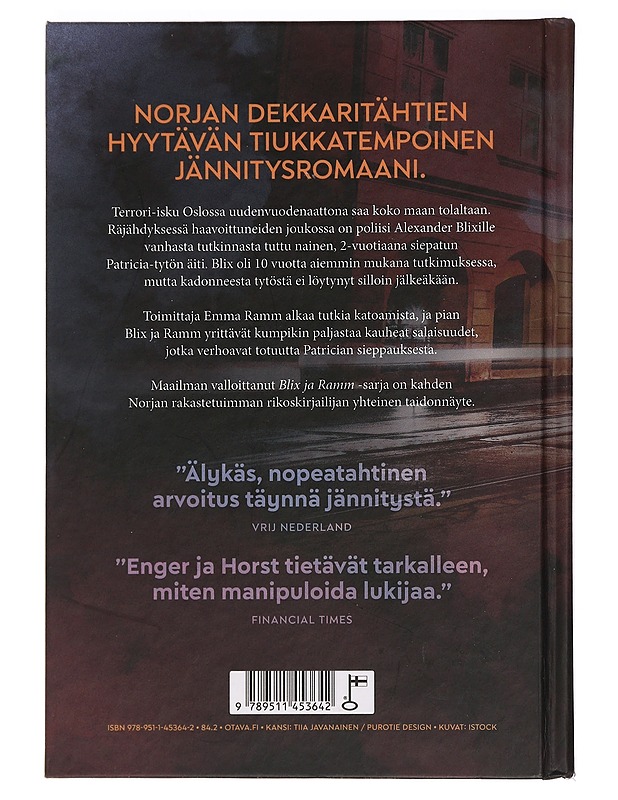 Savuverho - Horst, Jørn Lier - Kirja lahjaksi - 10105465417 - 1