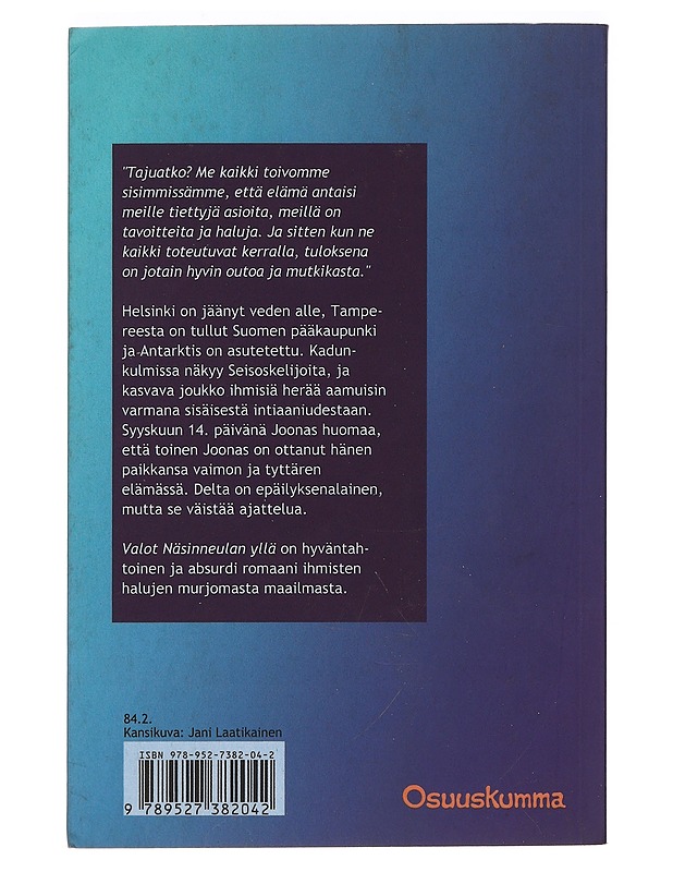 Valot Näsinneulan yllä - Sisättö, Vesa  - Fantasia- ja scifi - 10105465416 - 1