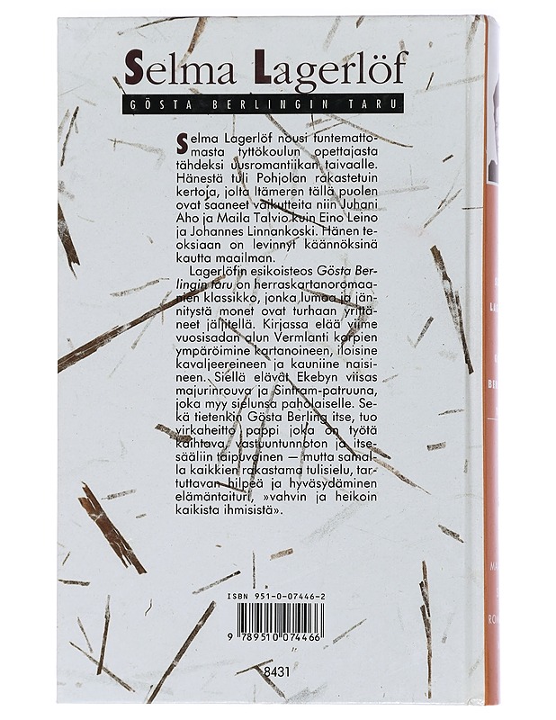 Gösta Berlingin taru - Lagerlöf, Selma - Romaanit ja novellit - 10105465448 - 1