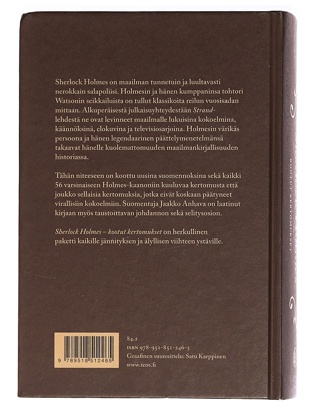 Sherlock Holmes : kootut kertomukset - Doyle, Arthur Conan - Jännitys ja dekkarit - 10105465469 - 1