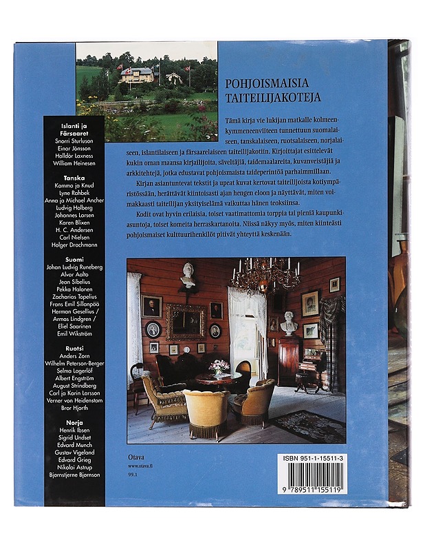 Pohjoismaisia taiteilijakoteja - Ødegård, Knut - Elämäkerrat ja muistelmat - 10105465470 - 1