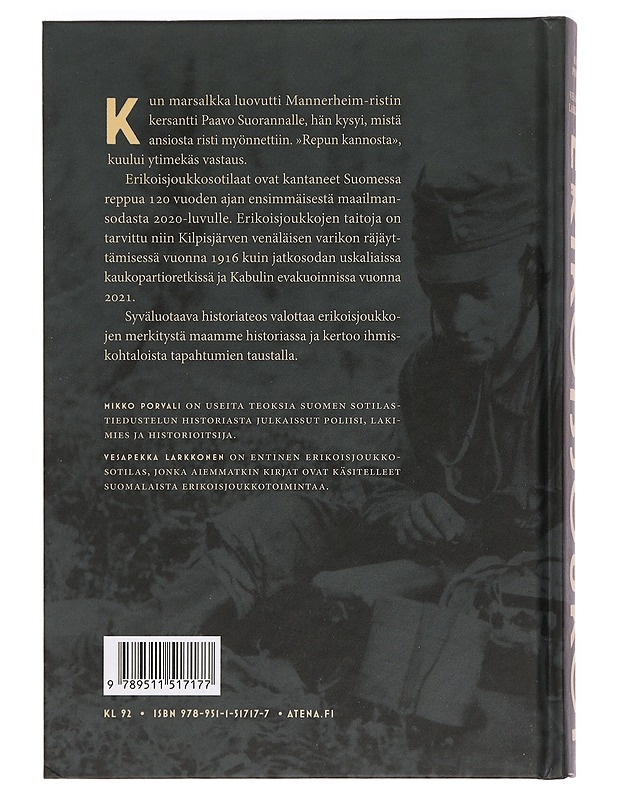 Erikoisjoukot : päämajan kaukopartioista erikoisjääkäreihin - Porvali, Mikko - Historiakirjat - 10105465491 - 1