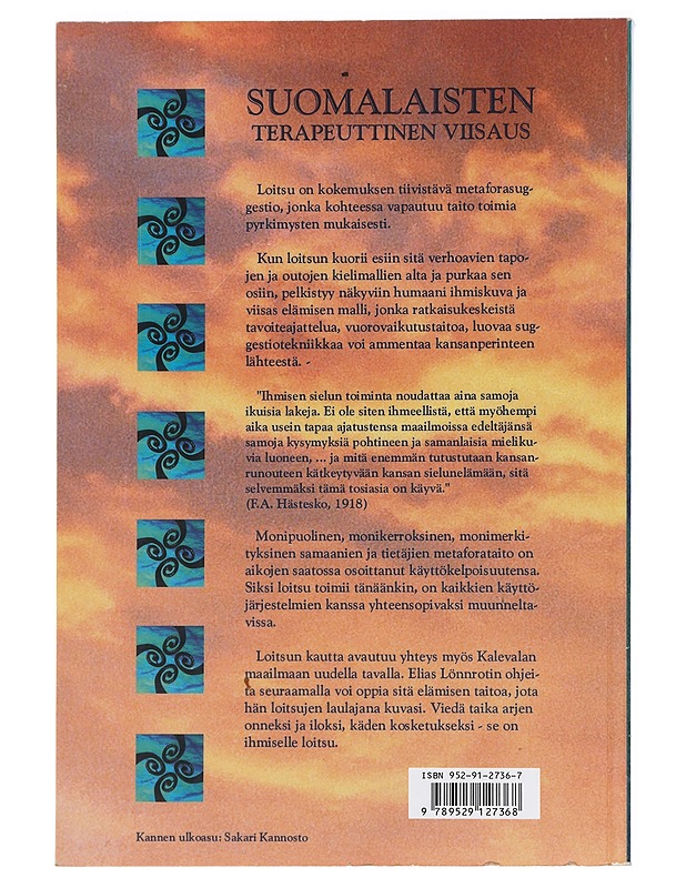 Loitsu : Kalevalan avain - Santavuori, Risto - Harrastekirjat - 10105465501 - 1