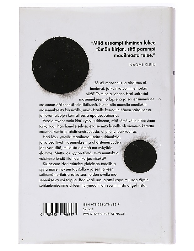 Mielen yhteydet : masennuksen todelliset syyt - Hari, Johann - Tietokirjat ja oppaat - 10105465547 - 1