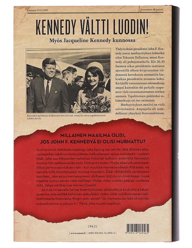 22.11.63 - King, Stephen - Jännitys ja dekkarit - 10105465570 - 1