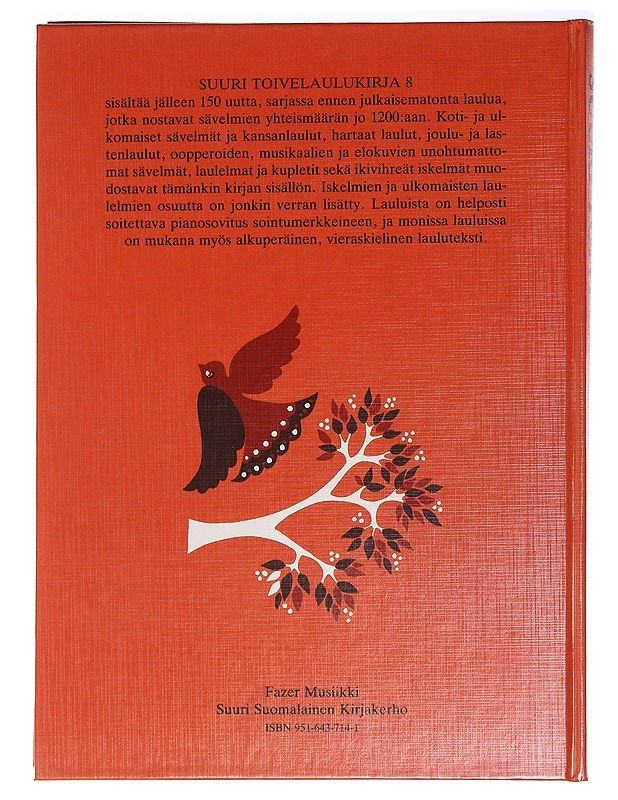 Suuri toivelaulukirja 8 - Vuoristo, Aapeli - Kirja lahjaksi - 10105465598 - 1