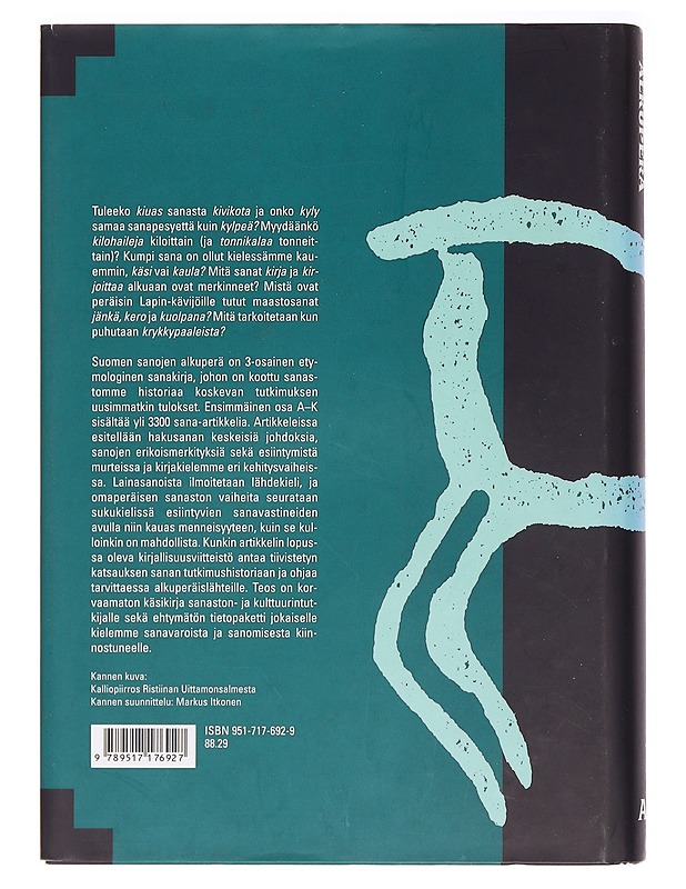 Suomen sanojen alkuperä Muu, suomi Etymologinen sanakirja 1-3 - Kulonen, Ulla-Maija - Tietokirjat ja oppaat - 10105465629 - 2