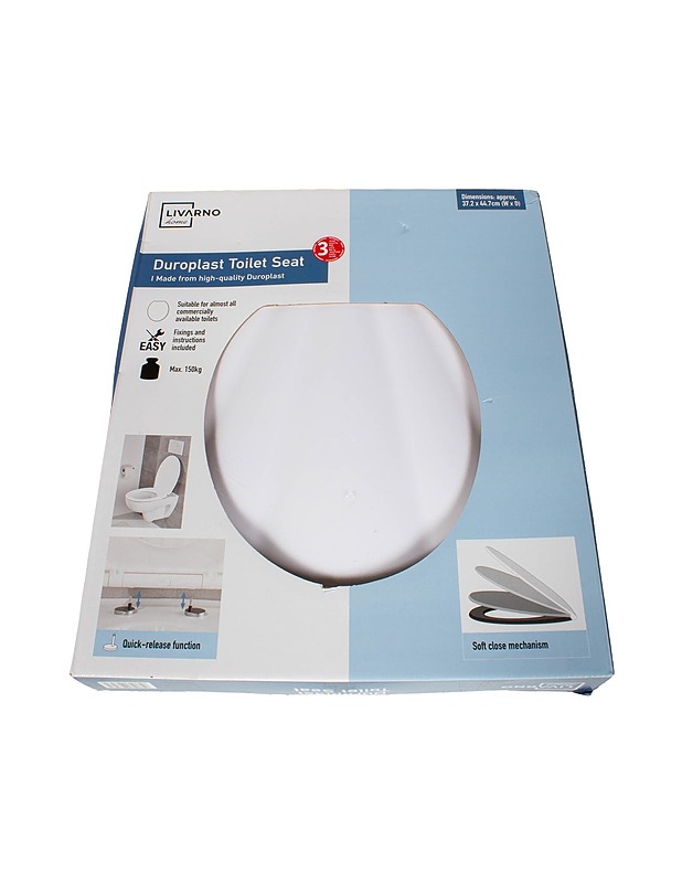 LIVARNO Duroplast wc-istuin - Muut sisustustavarat - 10105465625 - 0