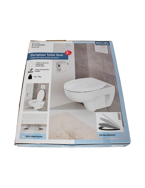 LIVARNO Duroplast wc-istuin - Muut sisustustavarat - 10105465625 - 1