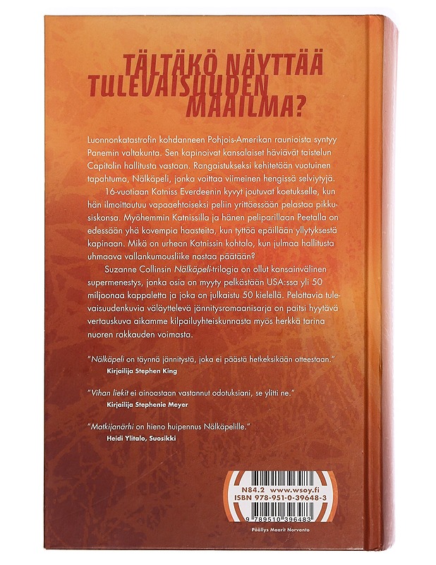 Nälkäpeli 1-3 - Collins, Suzanne - Nuorten kirjat - 10105465621 - 1