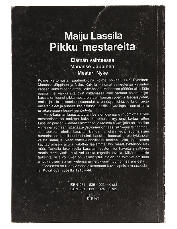 Pikku mestareita - Maiju Lassila - Romaanit ja novellit - 10105465637 - 1