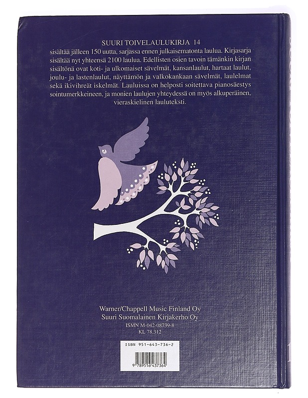 Suuri toivelaulukirja 14 - Uusitalo, Heikki - Musiikki- ja elokuvakirjat - 10105465645 - 1