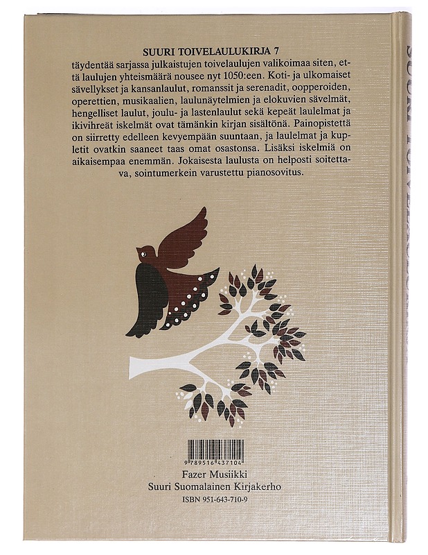 Suuri toivelaulukirja 7 - Vuoristo, Aapeli - Tietokirjat ja oppaat - 10105465648 - 1